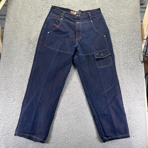 Vintage Willie Esco Jeans Mens 38x33 Blue Cotton Denim Straight Leg Baggy Heavy